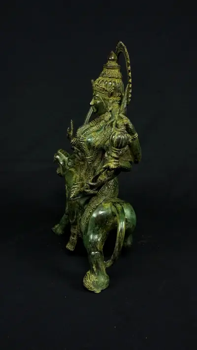 Statue sacrée bénie – Durga aux 8 bras n°1, vue complémentaire n°8