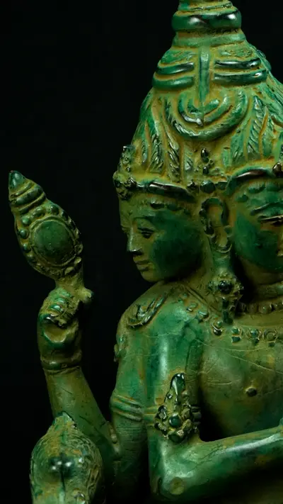 Statue sacrée bénie – Brahma n°2, détail sculpté n°4