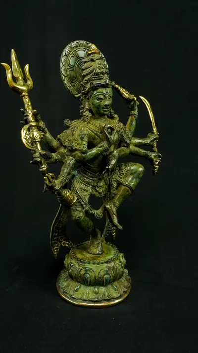 Statue sacrée bénie – Shiva Nataraja n°1 – 66 cm, vue complémentaire n°4