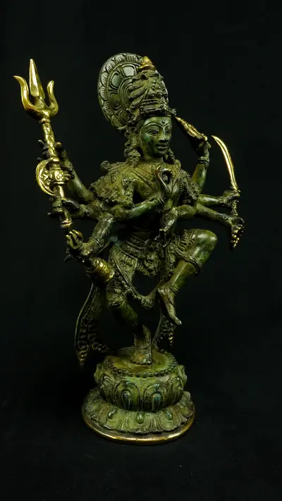 Statue sacrée bénie – Shiva Nataraja n°1 – 66 cm, vue complémentaire n°6