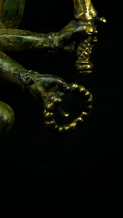 Détail du pied de Shiva Nataraja n°1
