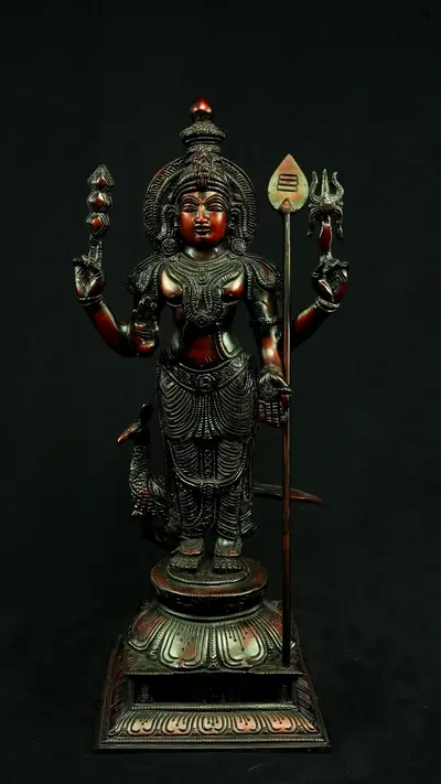 Statue sacrée bénie – Murugan n°1 – 46 cm, vue complémentaire n°5