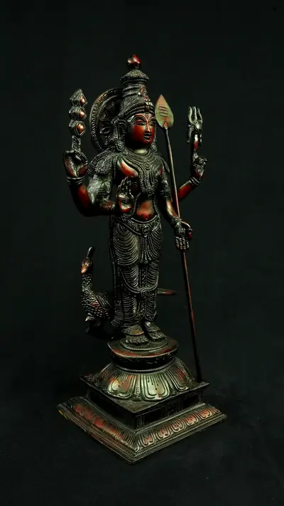 Statue sacrée bénie – Murugan n°1 – 46 cm, vue complémentaire n°6