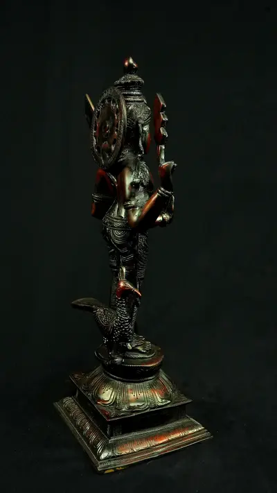 Statue sacrée bénie – Murugan n°1 – 46 cm, vue complémentaire n°8