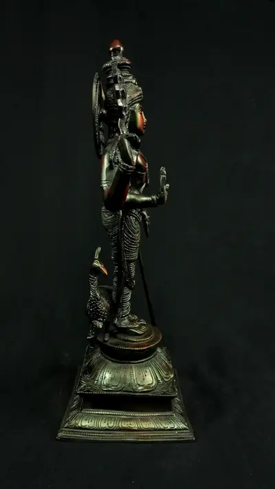 Statue sacrée bénie – Murugan n°2 – 46 cm, vue complémentaire n°5