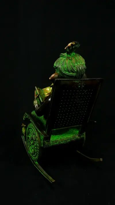 Statue bénie de Ganesh provenant de Delhi, en Inde, détail complémentaire n°8