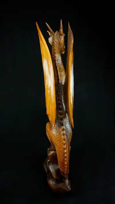 Statue sacrée bénie – Dragon, vue complémentaire n°5