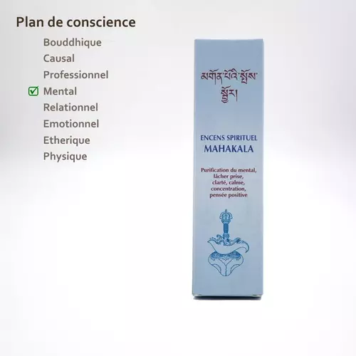 Trouvez l'équilibre et la clarté lors de vos méditations et renforcez votre connexion à la Lumière avec l'encens Mahakala Hanka