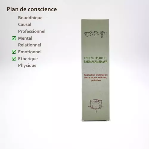Purifie les entités avec l'encens sacré Padmasambhava Hanka