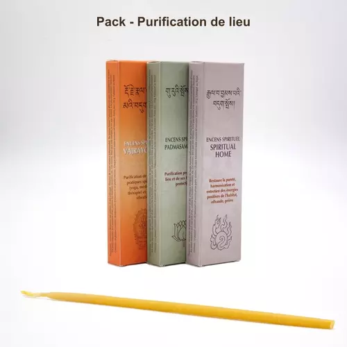 Pack Encens — Purification de lieu Hanka : purification énergétique complète, sacralisation de l’espace, et élévation du taux vibratoire avec des encens et bougies bénis
