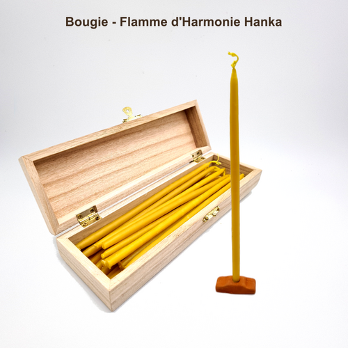 Bougie Harmonie - Répandez l'Énergie universelle d'Harmonie dans votre espace sacré. Méditez et évoluez en toute sérénité