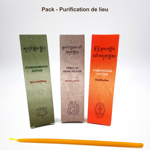 Pack Encens — Purification de lieu Hanka : purification énergétique complète, sacralisation de l’espace, et élévation du taux vibratoire avec des encens et bougies bénis