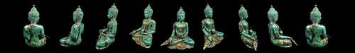 Statue sacrée bénie – Bouddha de la Médecine n°1, vue complémentaire n°6